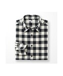 ユニクロ | MEN フランネルチェックシャツ（レギュラーカラー・長袖）(Shirts)