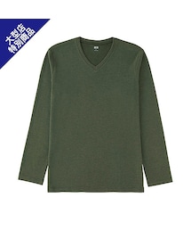 UNIQLO | MEN ソフトタッチVネックT（長袖）＋E(Tシャツ/カットソー)