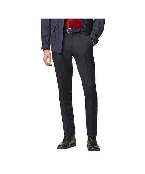 UNIQLO(ユニクロ)の「MEN ストレッチウールスリムノータックパンツ(その他パンツ・メンズ・GRAY/NAVY/BLACK・85/88/91/76/79/73/82)」の3枚目の写真