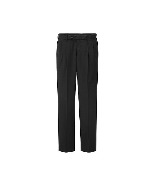 UNIQLO(ユニクロ)の「MEN ドライツータックパンツC(その他パンツ・メンズ・BLACK/BEIGE/OFF WHITE/NAVY・73/88/95/91/79/82/115/85/76/100/120)」の1枚目の写真