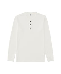 UNIQLO | MEN ワッフルヘンリーネック（長袖）(Tシャツ/カットソー)