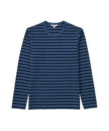 UNIQLO | MEN ボーダーT（長袖）A(Tシャツ/カットソー)
