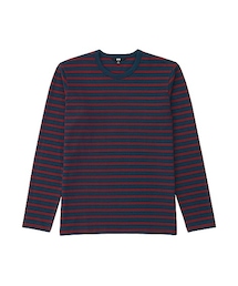 UNIQLO | MEN ボーダーT（長袖）A(Tシャツ/カットソー)