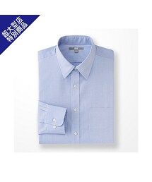 UNIQLO | MEN ファインクロスドビーシャツ（長袖）G(シャツ/ブラウス)