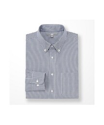 UNIQLO | MEN ファインクロスチェックシャツ（長袖）G(シャツ/ブラウス)