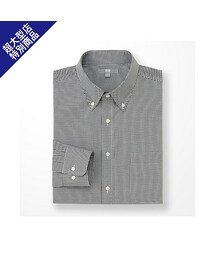 UNIQLO | MEN ファインクロスチェックシャツ（長袖）＋E(シャツ/ブラウス)