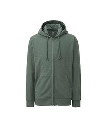 UNIQLO | MEN ライトウエイトフルジップパーカ（長袖）(パーカー)