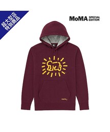 UNIQLO | MEN SPRZ NYプルパーカ（キース・ヘリング・長袖）B18＋E(パーカー)