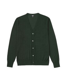 UNIQLO | MEN エクストラファインメリノVネックカーディガン（長袖）(ニット/セーター)