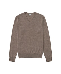 UNIQLO | MEN エクストラファインメリノVネックセーター（長袖）(ニット/セーター)