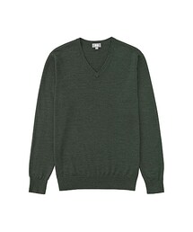 UNIQLO | MEN エクストラファインメリノVネックセーター（長袖）(ニット/セーター)