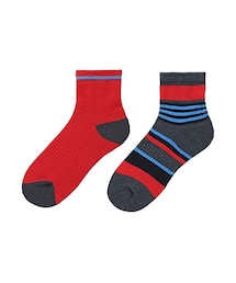 UNIQLO | BOYS ハーフソックス（2足組）D(その他アンダーウェア/インナー)