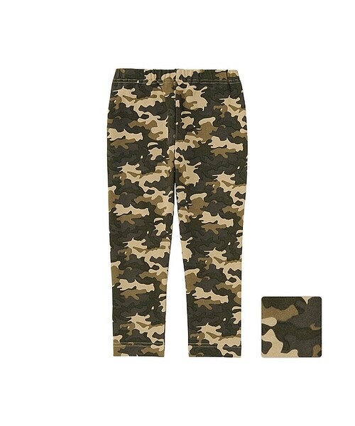 UNIQLO（ユニクロ）の「レギンス（カモフラージュ・10分丈）（その他ベビー用品・キッズ・GRAY 07/OLIVE 57・100/80/90）」の2枚目の写真