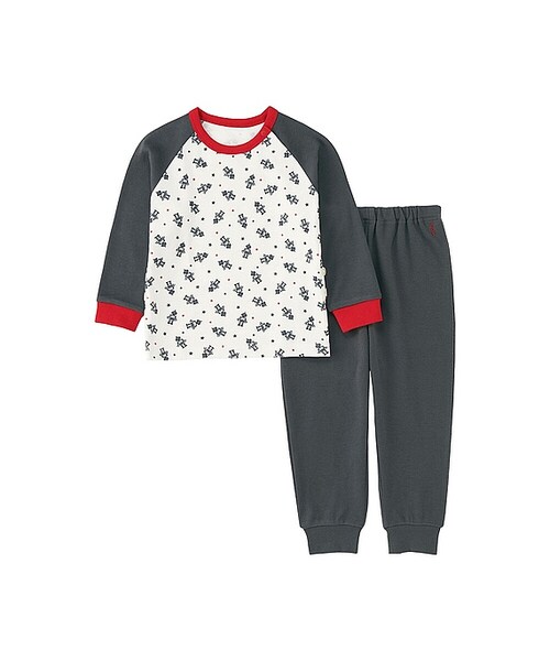 UNIQLO（ユニクロ）の「パジャマ（ロボット・長袖）（その他ベビー用品・キッズ・BLUE 61/WHITE 00・90/80/100）」の2枚目の写真