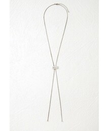 FOREVER 21 | FOREVER 21 Bar Charm Bolo Necklace(ネックレス)