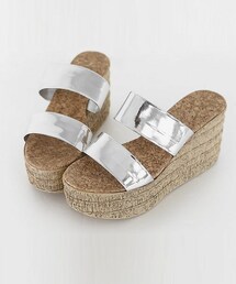 DHOLIC | 2ストラップウェッジヒールサンダル(サンダル)