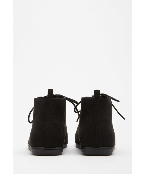 FOREVER 21（フォーエバー トゥエンティーワン）の「FOREVER 21 Faux Suede Low-Top Booties（ブーツ・レディース・Black/Brown/Red・5.5/6/6.5/7/7.5/8/8.5/9/10）」の15枚目の写真