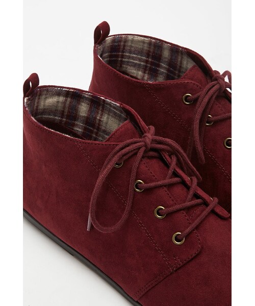 FOREVER 21（フォーエバー トゥエンティーワン）の「FOREVER 21 Faux Suede Low-Top Booties（ブーツ・レディース・Black/Brown/Red・5.5/6/6.5/7/7.5/8/8.5/9/10）」の20枚目の写真