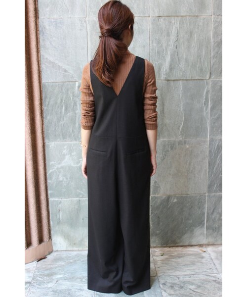 IENAイエナ　シャンブレーワイドクロップドオールインワン IENA（イエナ）の「《予約》ワイド オールインワン◇（）」 - WEAR