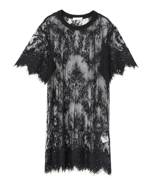 jouetie（ジュエティ）の「レースBIG T 2（トップス・レディース・オフホワイト/ブラック）」の10枚目の写真