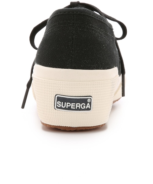 SUPERGA（スペルガ）の「Superga 2904 Cotu Wedge Sneakers（スニーカー・レディース・Black/White・36/37/38/39/40/41）」の7枚目の写真