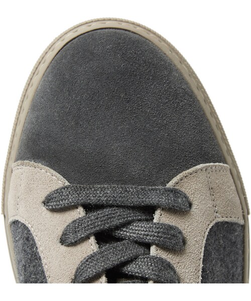 BRUNELLO CUCINELLI(ブルネロクチネリ)の「Brunello Cucinelli Suede-Trimmed Felt Sneakers(スニーカー・メンズ・Gray・EU 40 (US 7)/EU 42 (US 9)/EU 42.5 (US 9.5)/EU 43 (US 10)/EU 43.5 (US 10.5)/EU 44 (US 11)/EU 44.5 (US 11.5)/EU 45 (US 12))」の4枚目の写真