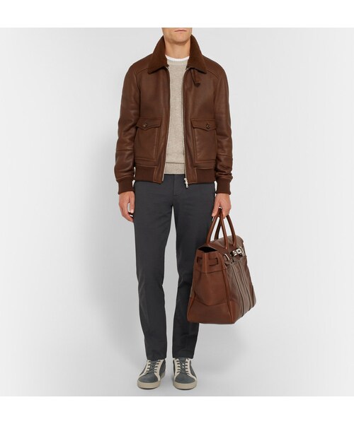 BRUNELLO CUCINELLI(ブルネロクチネリ)の「Brunello Cucinelli Suede-Trimmed Felt Sneakers(スニーカー・メンズ・Gray・EU 40 (US 7)/EU 42 (US 9)/EU 42.5 (US 9.5)/EU 43 (US 10)/EU 43.5 (US 10.5)/EU 44 (US 11)/EU 44.5 (US 11.5)/EU 45 (US 12))」の3枚目の写真