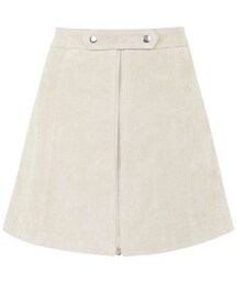 TOPSHOP | Tab button suede skirt(スカート)