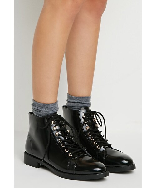 forever 21 patent leather boots