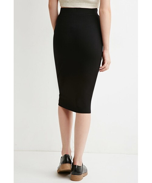 FOREVER 21(フォーエバー トゥエンティーワン)の「FOREVER 21 Classic Knit Pencil Skirt(スカート・レディース・Black/Red・Small/Medium/Large)」の11枚目の写真