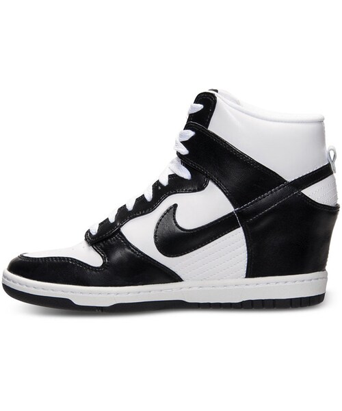 NIKE(ナイキ)の「Nike Women's Dunk Sky Hi Casual Sneakers from Finish Line(スニーカー・レディース・White・9.5)」の4枚目の写真