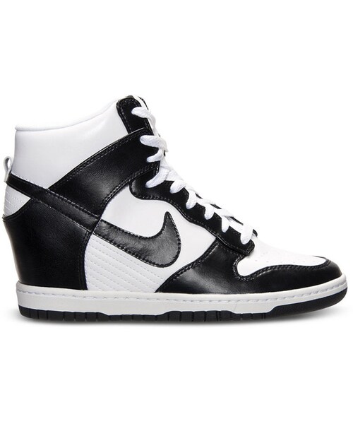 NIKE(ナイキ)の「Nike Women's Dunk Sky Hi Casual Sneakers from Finish Line(スニーカー・レディース・White・9.5)」の6枚目の写真
