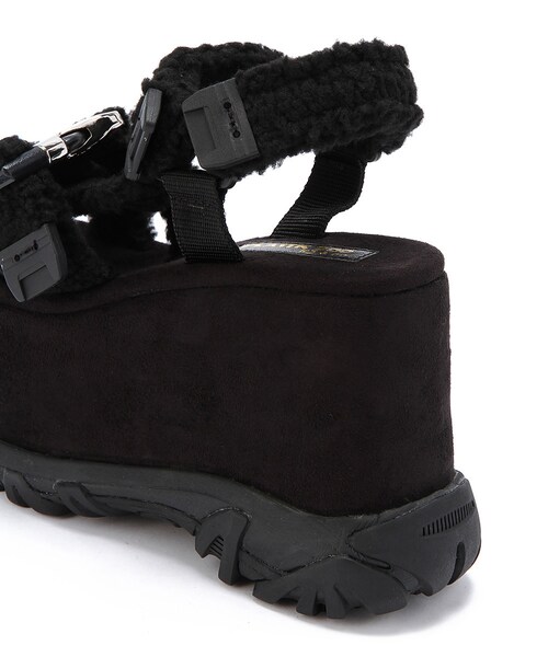 k3&co.（ケイスリーアンドコー）の「SNOW MOUNTAIN（シューズ・レディース・BLACK/GREY/KHAKI・3/4/5）」の8枚目の写真