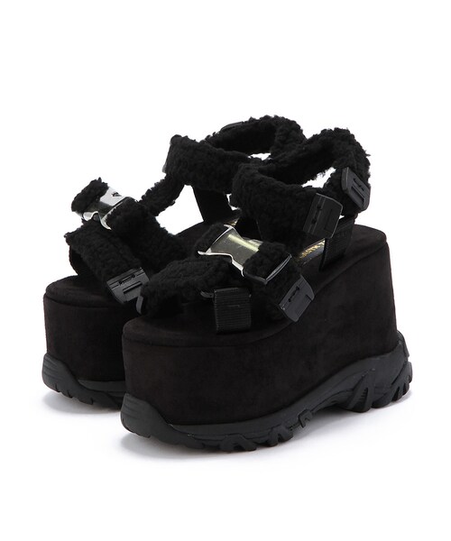 k3&co.（ケイスリーアンドコー）の「SNOW MOUNTAIN（シューズ・レディース・BLACK/GREY/KHAKI・3/4/5）」の4枚目の写真