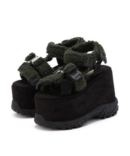 k3&co.（ケイスリーアンドコー）の「SNOW MOUNTAIN（シューズ・レディース・BLACK/GREY/KHAKI・3/4/5）」の3枚目の写真