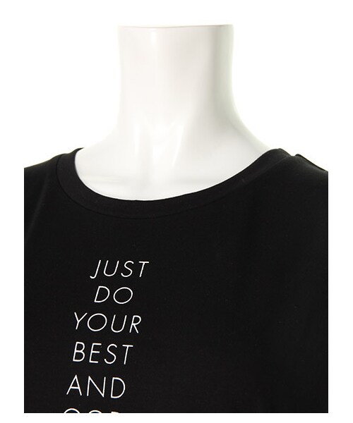 SPIRALGIRL（スパイラルガール）の「GOD TEE（トップス・レディース・ブラック/グレー/オフホワイト系・F）」の7枚目の写真