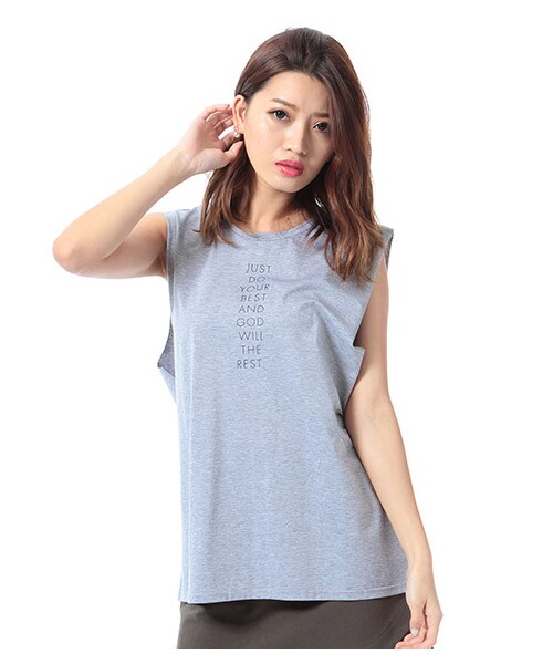 SPIRALGIRL（スパイラルガール）の「GOD TEE（トップス・レディース・ブラック/グレー/オフホワイト系・F）」の3枚目の写真