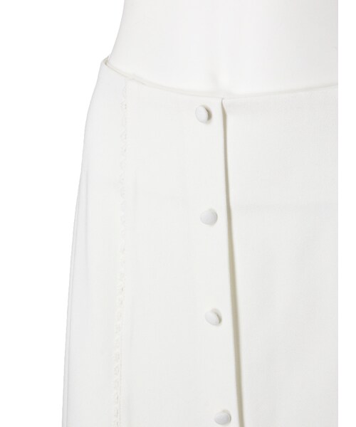 merry jenny（メリージェニー）の「ピコレース台形スカート（スカート・レディース・オフホワイト/ブラック・S/M）」の6枚目の写真