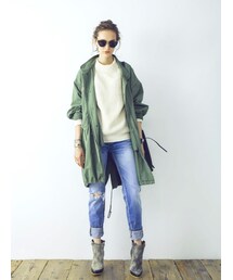 Ungrid | ヴィンテージBigミリタリーコート(ジャケット/アウター)