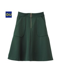GU | （GU）フロントジップスカート(スカート)
