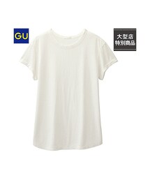 GU | （GU）クルーネックＴ（半袖）Ｃ(トップス)