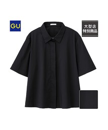 GU | （GU）ボクシーシャツ（半袖）(トップス)