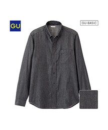 GU | （GU）ライトデニムシャツ（長袖）Ａ(トップス)