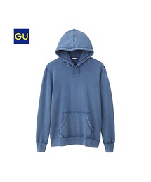 GU | （GU）ウォッシュドスウェットプルパーカ（長袖）(トップス)