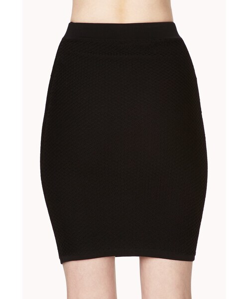 FOREVER 21（フォーエバー トゥエンティーワン）の「FOREVER 21 Bold Fishnet Skirt（スカート・レディース・Black・Small）」の3枚目の写真