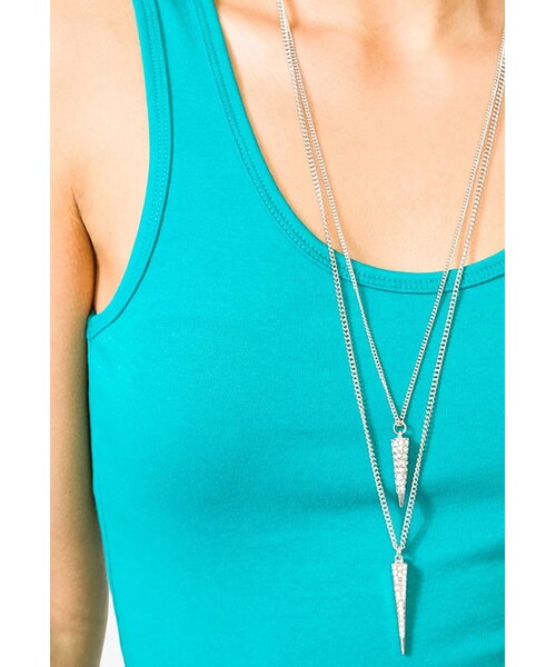 FOREVER 21(フォーエバー トゥエンティーワン)の「FOREVER 21 Basic Scoop Neck Tank(タンクトップ・レディース・Black/Gray/Purple/Beige/Red/Pink/Blue/White・Small/Medium/Large)」の11枚目の写真