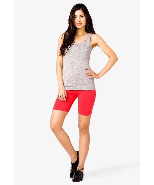 FOREVER 21(フォーエバー トゥエンティーワン)の「FOREVER 21 Basic Scoop Neck Tank(タンクトップ・レディース・Black/Gray/Purple/Beige/Red/Pink/Blue/White・Small/Medium/Large)」の12枚目の写真