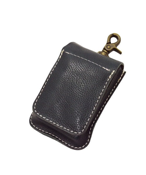 vintage 灰皿 シガレットケース Handmade（ハンドメイド）の「レザー（牛革）たばこケース