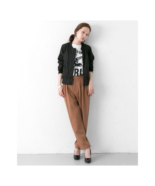 URBAN RESEARCH(アーバンリサーチ)の「ALPHA INDUSTRIES×URBAN RESEARCH iD 別注MA-1 ジャケット(ジャケット/アウター・レディース・BLACK/KHAKI/L.GREY・XS)」の10枚目の写真