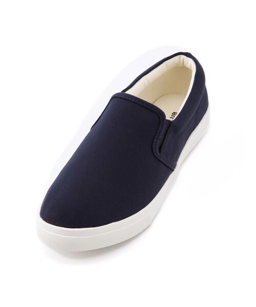 Honeys（ハニーズ）の「スリッポン（スニーカー・レディース・シロ/クロ/コン/杢グレー・Ｆ）」の4枚目の写真